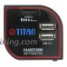 Titan- 5V DC USB Tower Crossflow Cooling Fan for Car  Baby Stroller  Office  Personal Use -TTC-NF06TZ/V2(BP) -(Black) - B013WKXE66